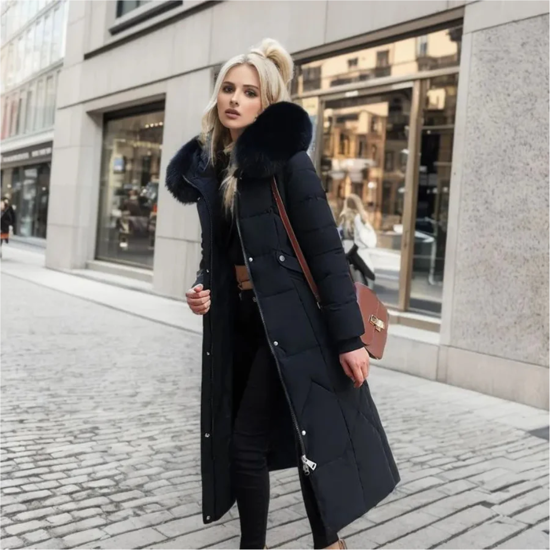 Laislauta Women's Winter Coat Parka with Long Fur for Perfect Protection and Fashionable Look