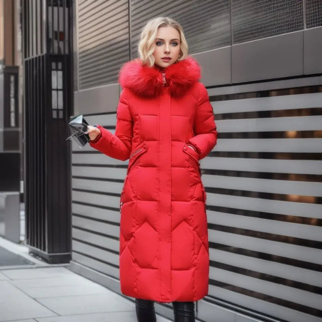 Laislauta Women's Winter Coat Parka with Long Fur for Perfect Protection and Fashionable Look