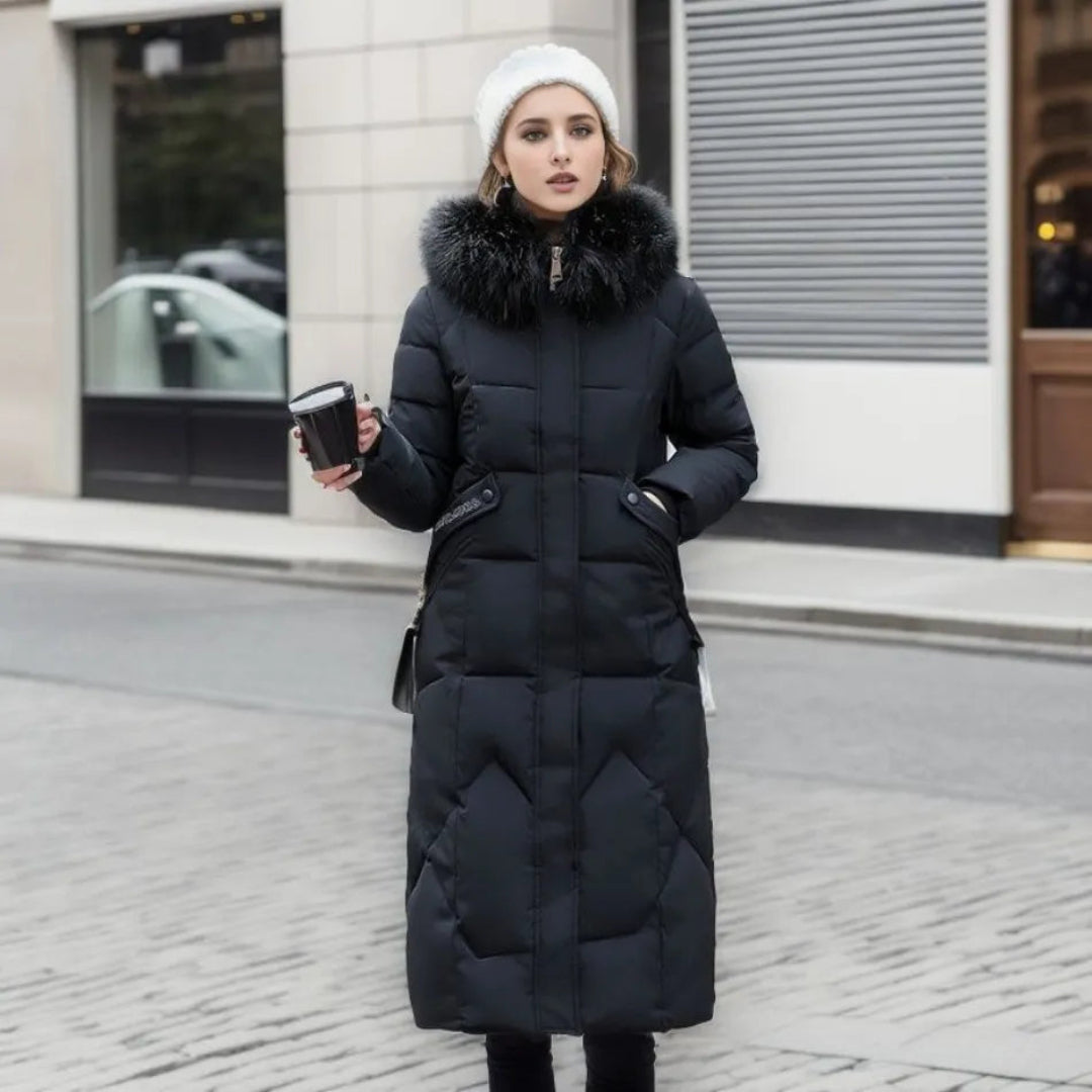 Laislauta Women's Winter Coat Parka with Long Fur for Perfect Protection and Fashionable Look