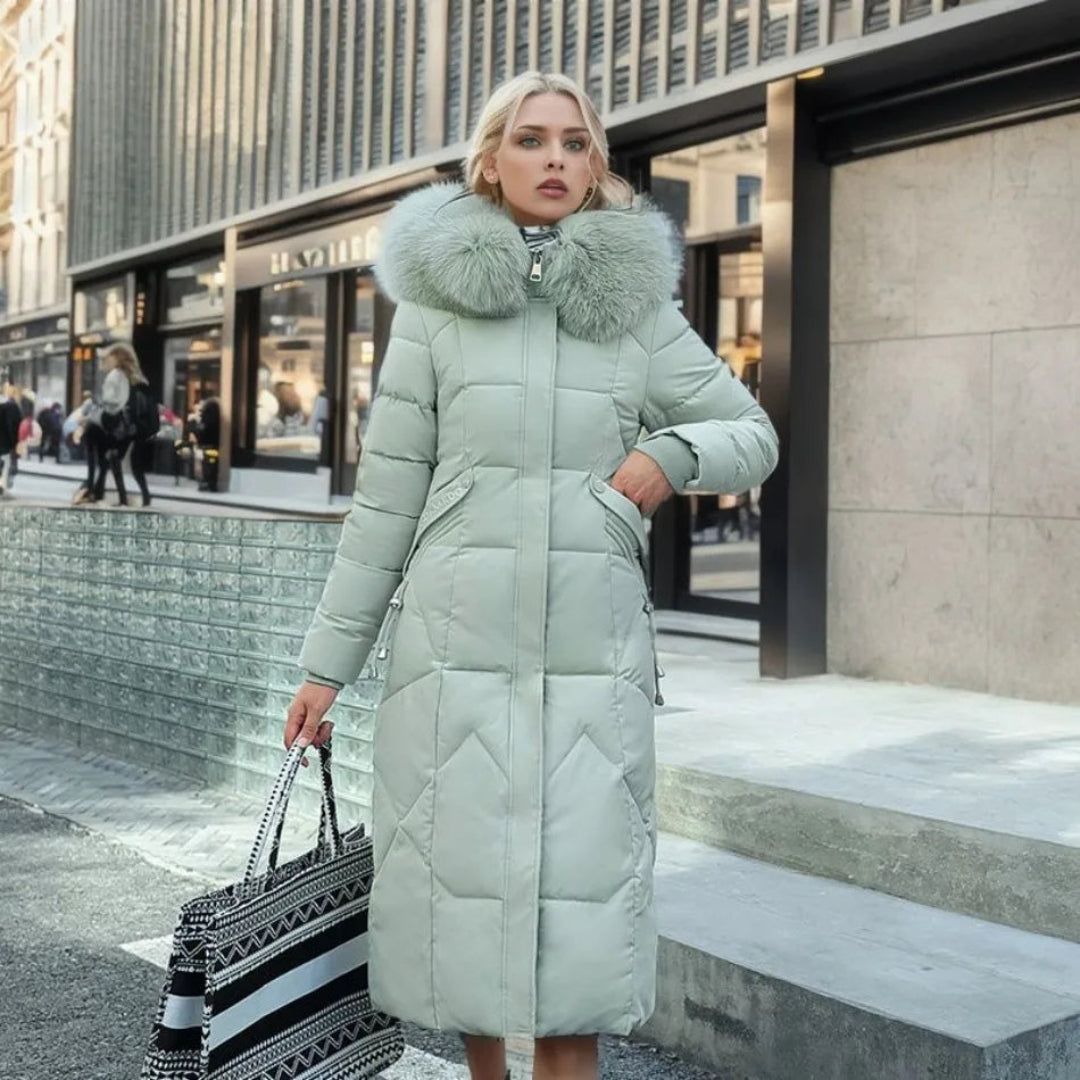 Laislauta Women's Winter Coat Parka with Long Fur for Perfect Protection and Fashionable Look
