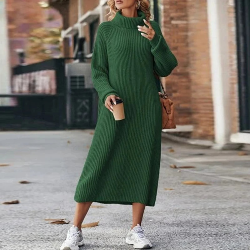 Fashionable and Warm Women's Knitted Sweater for Latrana - Add Style to Your Cool Marine Look