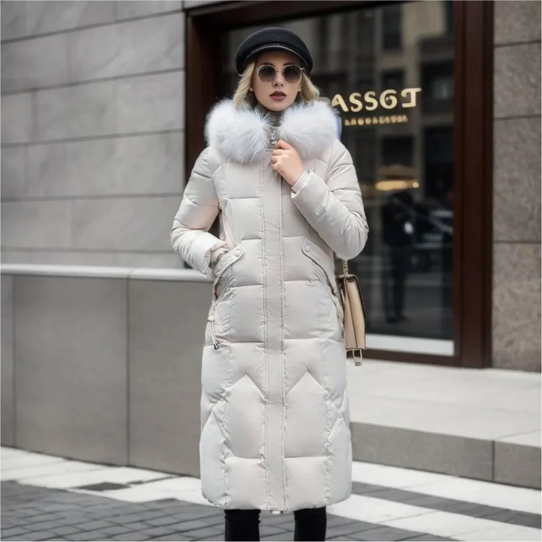 Laislauta Women's Winter Coat Parka with Long Fur for Perfect Protection and Fashionable Look