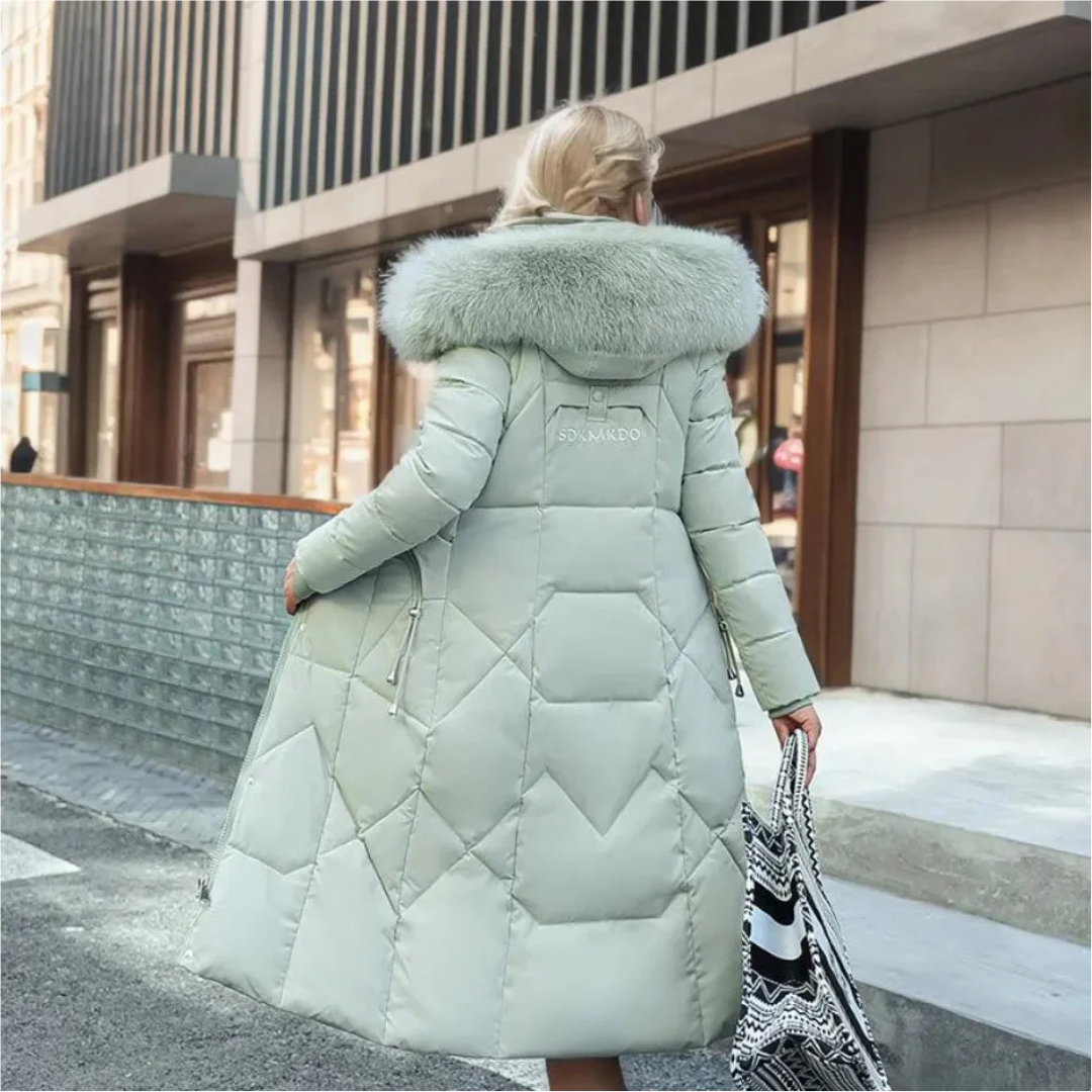 Laislauta Women's Winter Coat Parka with Long Fur for Perfect Protection and Fashionable Look