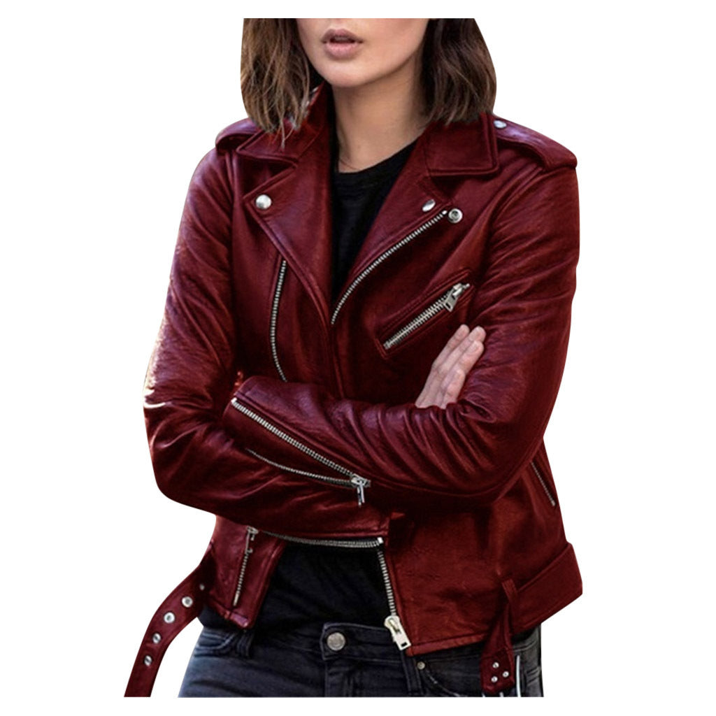 Andrea | Stylish Sandy Baker Jacket with Zipper for a Perfect Style
