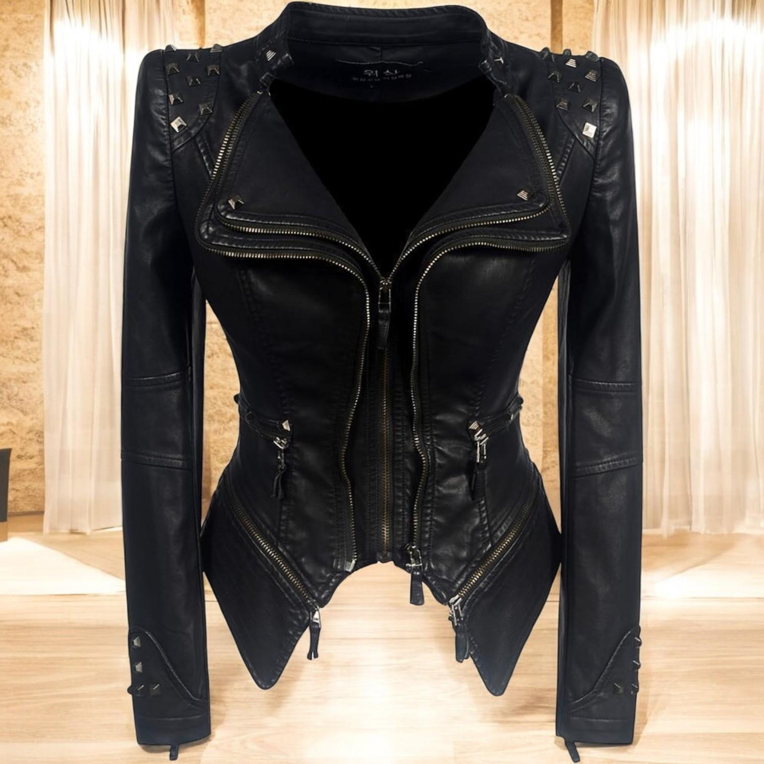 Manuela | Fashionable and Lightweight Genuine Motorcycle Jacket