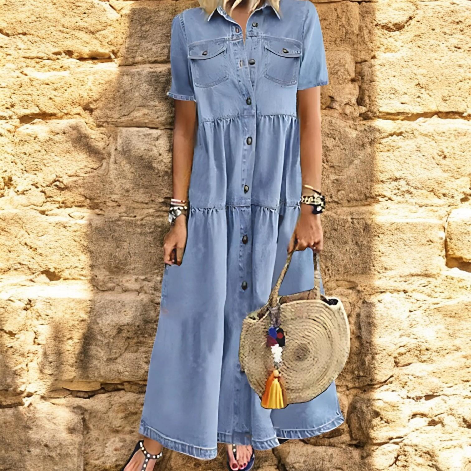 אלוורה | שמלת וינטג' אלגנטית להופעות שיק‬
