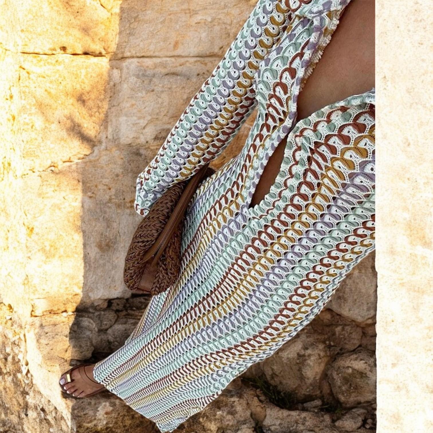IBIZA - שמלת מקסי אלגנטית לחופי הים לרגעי קיץ מושלמים