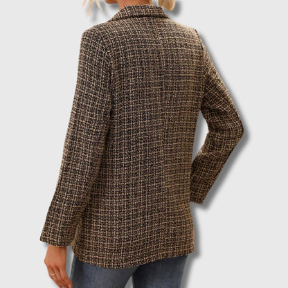 Elegant and impressive women's tweed blazer - the summer season's hit