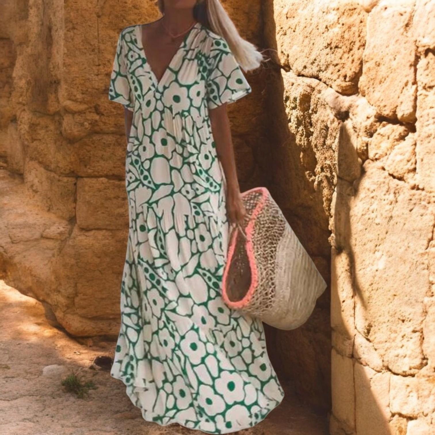 שמלת נשים אלגנטית של Sanne עם עיצוב קצר ליצירת מראה אלגנטי